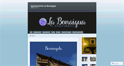 Desktop Screenshot of apartamentslabonaigua.wordpress.com