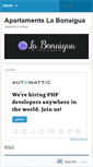 Mobile Screenshot of apartamentslabonaigua.wordpress.com