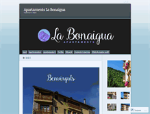 Tablet Screenshot of apartamentslabonaigua.wordpress.com