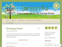Tablet Screenshot of green4u.wordpress.com