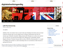 Tablet Screenshot of digitaladvertisingandkg.wordpress.com