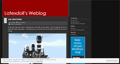 Desktop Screenshot of latexdoll.wordpress.com