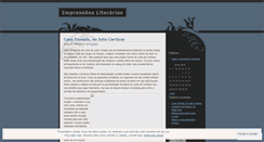 Desktop Screenshot of impressoesliterarias.wordpress.com