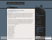 Tablet Screenshot of impressoesliterarias.wordpress.com