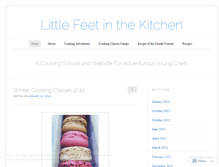 Tablet Screenshot of littlefeetinthekitchen.wordpress.com