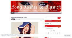 Desktop Screenshot of longlashesandlipstick.wordpress.com