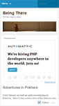 Mobile Screenshot of beingthere1.wordpress.com