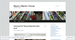 Desktop Screenshot of migrare.wordpress.com