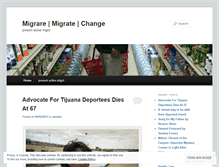 Tablet Screenshot of migrare.wordpress.com