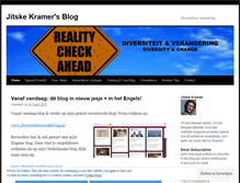 Tablet Screenshot of diversiteitenverandering.wordpress.com