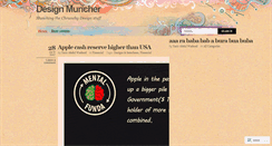 Desktop Screenshot of designmuncher.wordpress.com