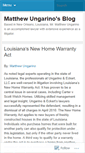 Mobile Screenshot of matthewungarino.wordpress.com