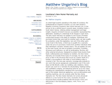 Tablet Screenshot of matthewungarino.wordpress.com