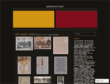 Tablet Screenshot of gsarsiv.wordpress.com
