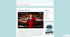 Desktop Screenshot of amockingbird.wordpress.com