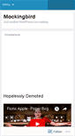 Mobile Screenshot of amockingbird.wordpress.com