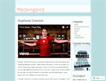 Tablet Screenshot of amockingbird.wordpress.com