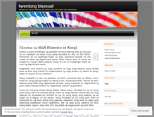 Tablet Screenshot of kwentongbisexual.wordpress.com