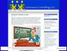 Tablet Screenshot of genoveseconsulting.wordpress.com