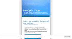 Desktop Screenshot of freecyclegems.wordpress.com