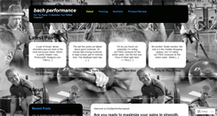 Desktop Screenshot of ericbachperformance.wordpress.com