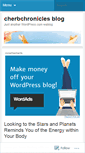 Mobile Screenshot of cherbchronicles.wordpress.com