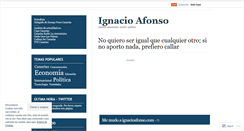 Desktop Screenshot of ignacioafonso.wordpress.com