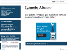 Tablet Screenshot of ignacioafonso.wordpress.com