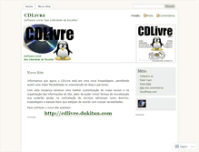 Tablet Screenshot of cdlivre.wordpress.com