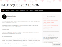 Tablet Screenshot of halfsqueezedlemon.wordpress.com