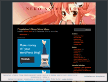 Tablet Screenshot of nekoe.wordpress.com