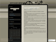 Tablet Screenshot of kitty2428.wordpress.com