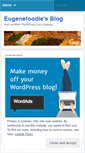 Mobile Screenshot of eugenefoodie.wordpress.com