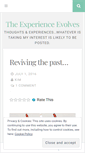 Mobile Screenshot of evolvingexp.wordpress.com