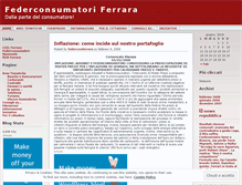 Tablet Screenshot of federconsferrara.wordpress.com