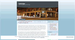 Desktop Screenshot of gaukrodger.wordpress.com