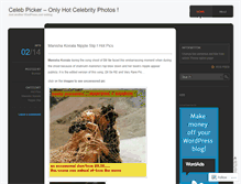 Tablet Screenshot of celebpicker.wordpress.com