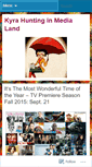 Mobile Screenshot of kyrahunting.wordpress.com