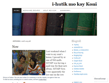 Tablet Screenshot of khonz.wordpress.com