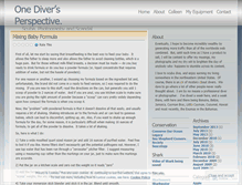 Tablet Screenshot of divelove.wordpress.com