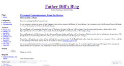 Desktop Screenshot of fatherdill.wordpress.com