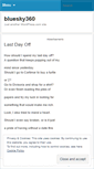 Mobile Screenshot of bluesky360.wordpress.com