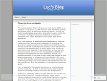 Tablet Screenshot of lucschuster.wordpress.com