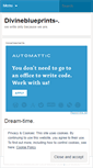 Mobile Screenshot of divineblueprints.wordpress.com