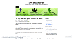 Desktop Screenshot of mycontextualads.wordpress.com