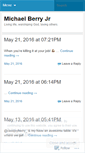 Mobile Screenshot of michaelberryjr.wordpress.com