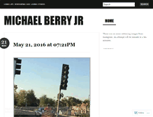 Tablet Screenshot of michaelberryjr.wordpress.com