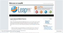 Desktop Screenshot of leapre.wordpress.com