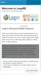 Mobile Screenshot of leapre.wordpress.com