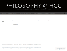 Tablet Screenshot of hccphilosophy.wordpress.com